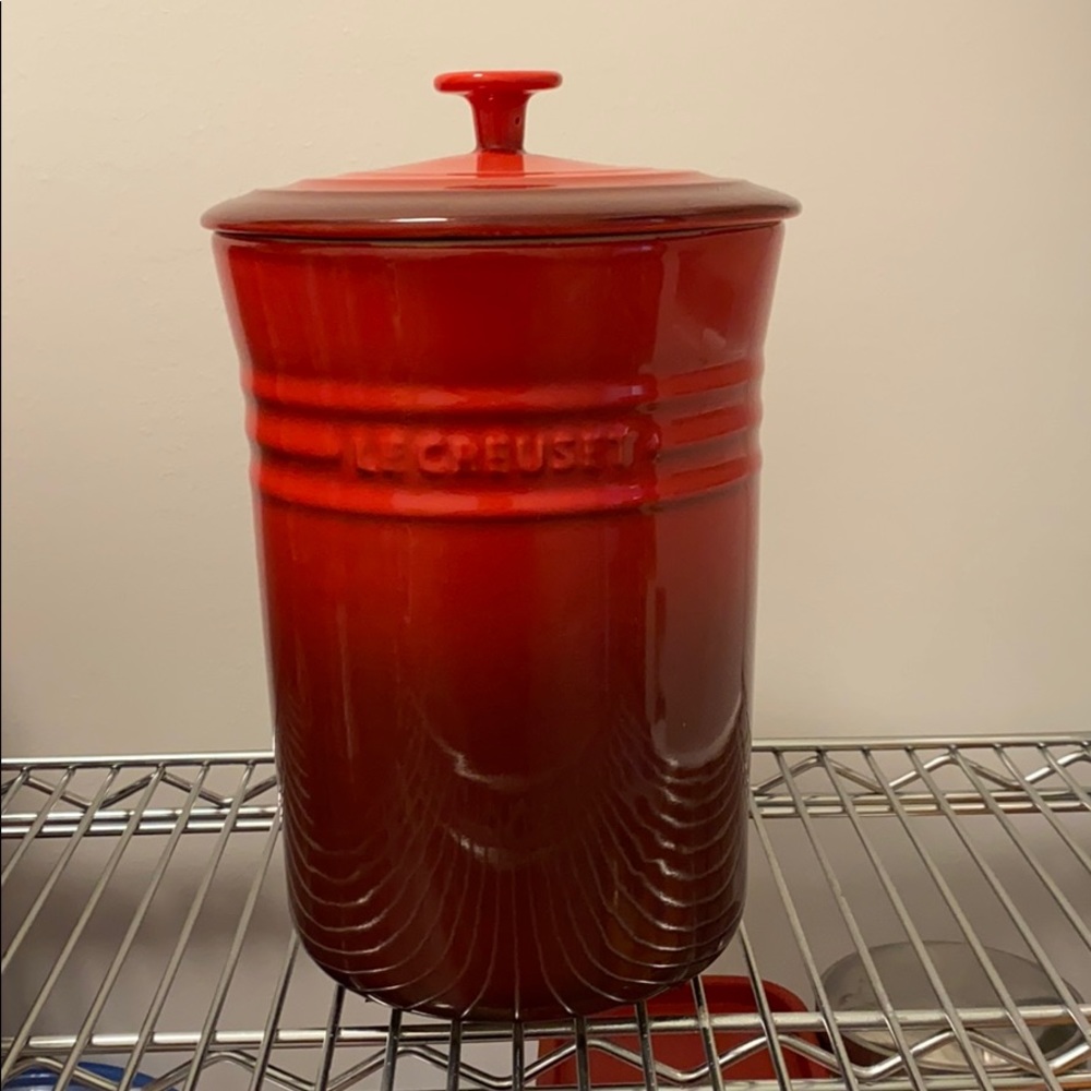 Le Creuset Enameled Stoneware Canisters